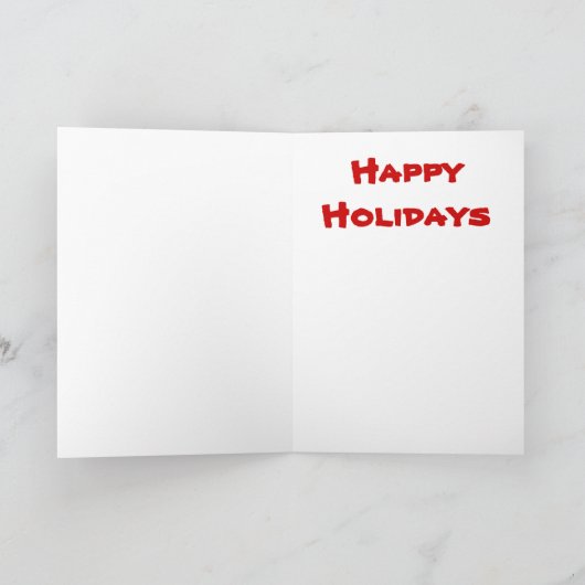 Feestdagen Kaart (Binnen)