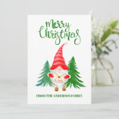 Feestdagen Kaarten voor prettige kerstfeestjes (Staand voorkant)