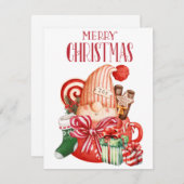 feestdagen kerst feestdagenkaart (Voorkant / Achterkant)