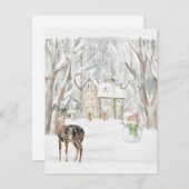 feestdagen kerst feestdagenkaart (Voorkant / Achterkant)