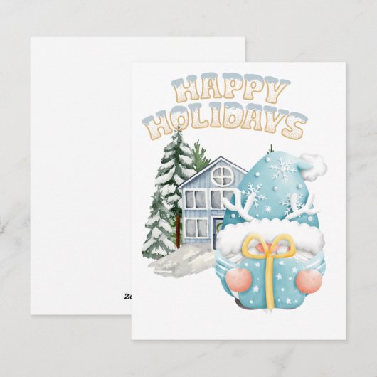 feestdagen kerst feestdagenkaart (Voorkant / Achterkant)