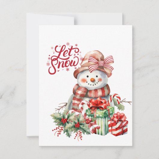 feestdagen kerst feestdagenkaart (Voorkant)