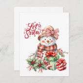 feestdagen kerst feestdagenkaart (Voorkant / Achterkant)