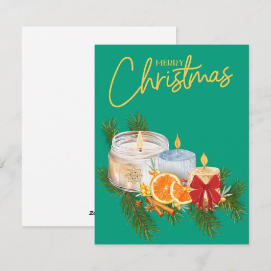 feestdagen kerst feestdagenkaart (Voorkant / Achterkant)