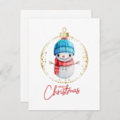 feestdagen kerst feestdagenkaart (Voorkant / Achterkant)