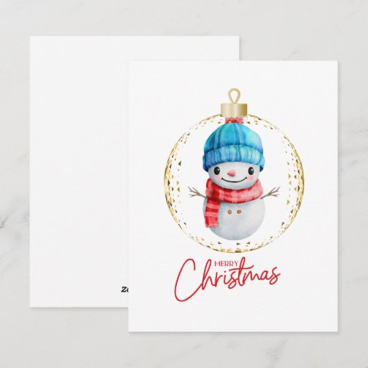 feestdagen kerst feestdagenkaart (Voorkant / Achterkant)