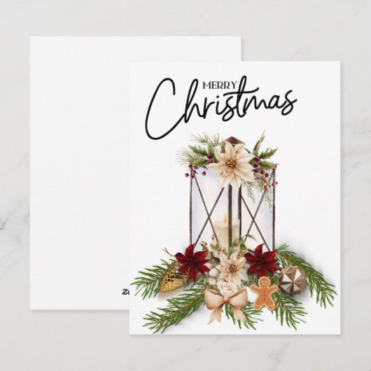 feestdagen kerst feestdagenkaart (Voorkant / Achterkant)