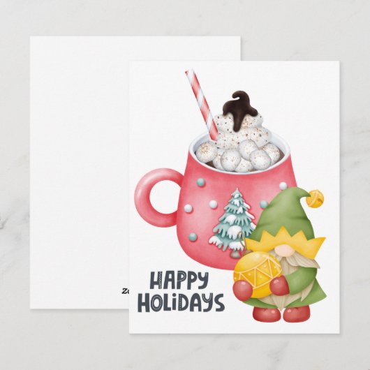 feestdagen kerst feestdagenkaart (Voorkant / Achterkant)