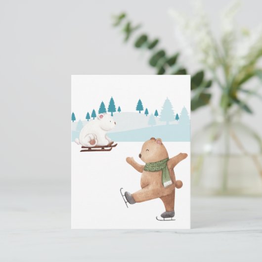 feestdagen kerst feestdagenkaart (Staand voorkant)