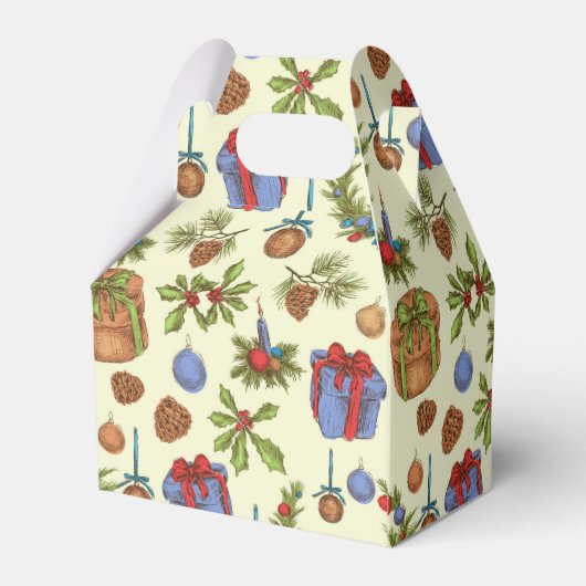  feestdagen | Kerstmis Bedankdoosjes (Achterkant)