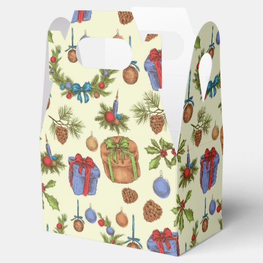  feestdagen | Kerstmis Bedankdoosjes (Geopend)