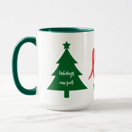 Feestdagen kunnen zuigen liefde jezelf meer Mok