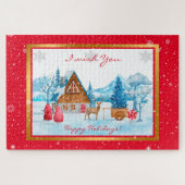 Feestdagen landschap aanpassen legpuzzel (Horizontaal)