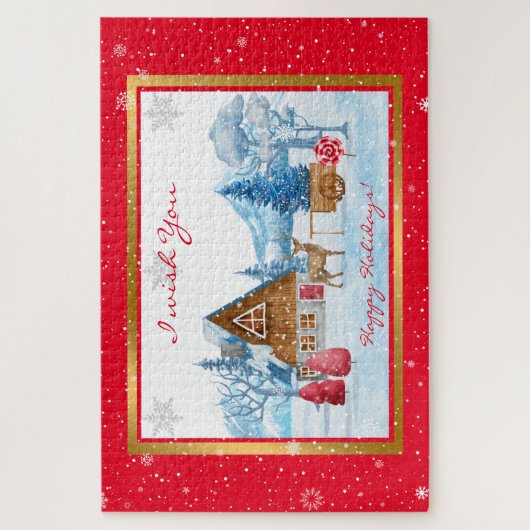 Feestdagen landschap aanpassen legpuzzel (Verticaal)