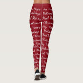 Feestdagen Leggings kerstafdrukken  (Achterkant)