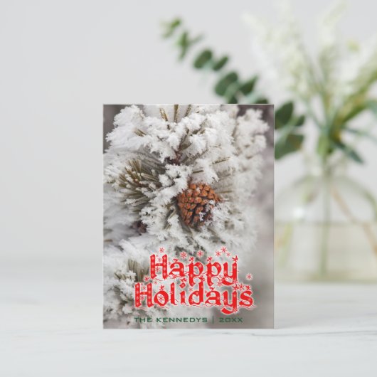 Feestdagen - Lodgepole Pine Cone bij Yellowstone (Staand voorkant)