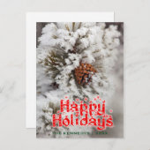 Feestdagen - Lodgepole Pine Cone bij Yellowstone (Voorkant / Achterkant)