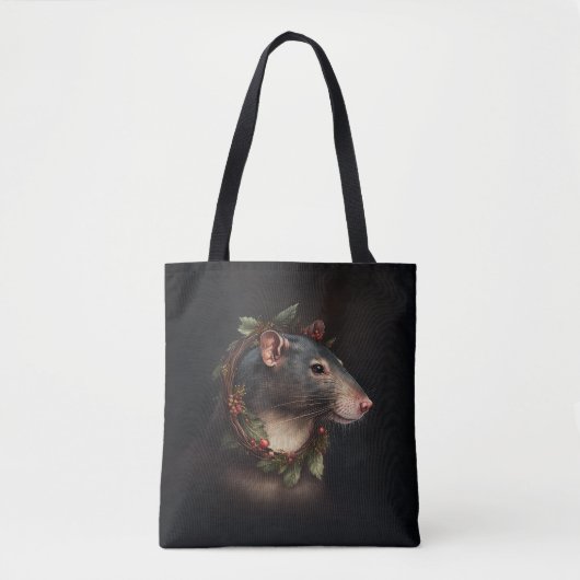 Feestdagen met handige en feestelijke paardenritte tote bag (Voorkant)