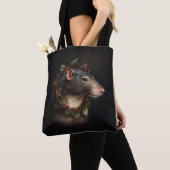 Feestdagen met handige en feestelijke paardenritte tote bag (Dichtbij)