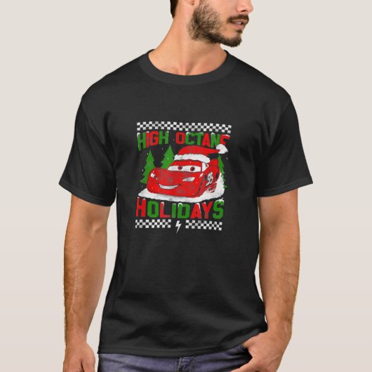 Feestdagen met hoge octaan voor kerstkaarten t-shirt (Voorkant)
