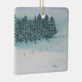 Feestdagen met kerstbomen Ornament (Rechts)