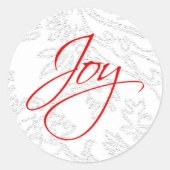  feestdagen met kerstcadeau ronde sticker (Voorkant)