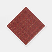 Feestdagen met kerstrode patroonluxe servet (Hoek)