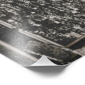  feestdagen met kerstzwart-wit foto afdruk (Hoek)