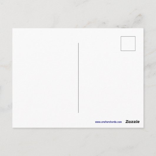 Feestdagen met klokken briefkaart (Achterkant)