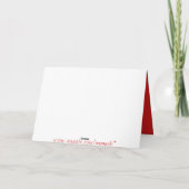 feestdagen met vrolijk kerstfeest kaart (Achterkant)