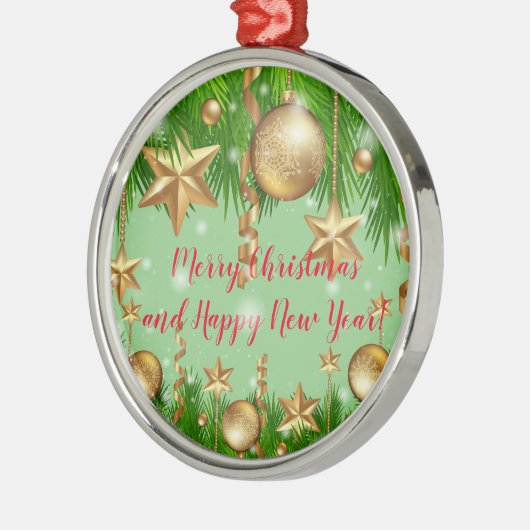 Feestdagen Metalen Ornament (Links)