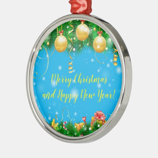 Feestdagen Metalen Ornament (Links)