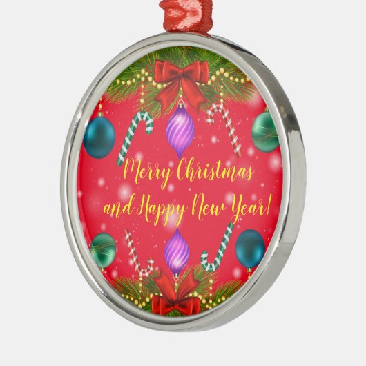 Feestdagen Metalen Ornament (Links)