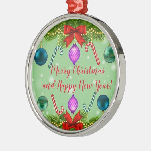 Feestdagen Metalen Ornament (Links)