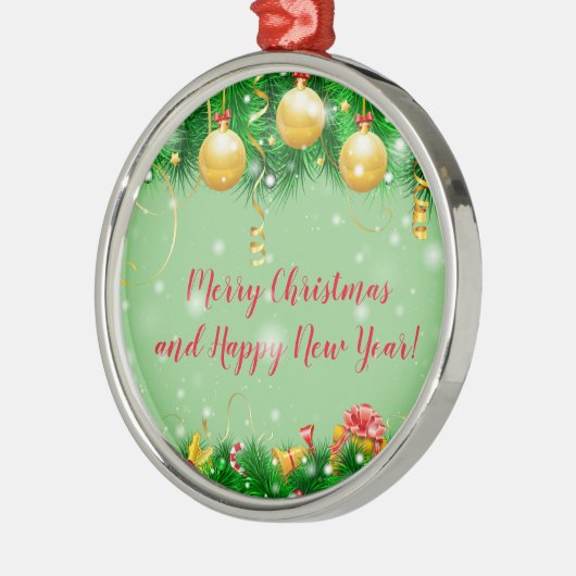 Feestdagen Metalen Ornament (Links)