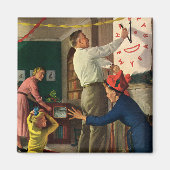  Feestdagen, Midnight op nieuwjaarsdag Magneet (Voorkant)