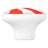 Feestdagen Mint Snoep Aangepast Keramische Knop (Zijkant)