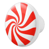 Feestdagen Mint Snoep Aangepast Keramische Knop (Rechts)