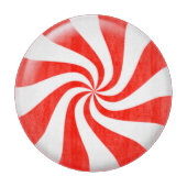 Feestdagen Mint Snoep Aangepast Snijplank (Voorkant)