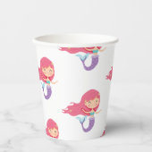 feestdagen Paarse kopjes Papieren Bekers (Voorkant)