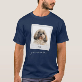 Feestdagen Pet Birthday Foto Lijst Dog Dad T-shirt