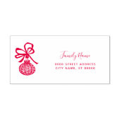 Feestdagen Retouradres Zelfinktstempel Zelfinktende Stempel (Design)