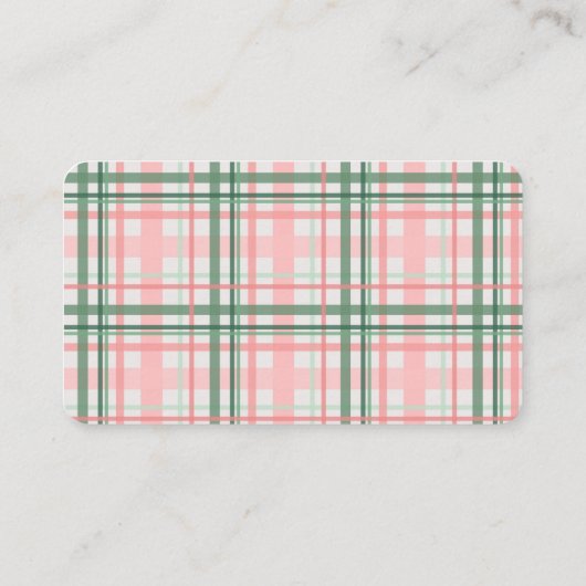 Feestdagen Roze en groene luier Raffle Baby shower Informatiekaartje (Achterkant)