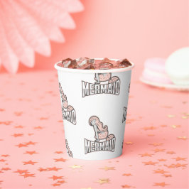 feestdagen roze papieren kopjes papieren bekers