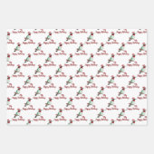 Feestdagen Ruby-throated Hummingbird Inpakpapier Vel (Voorkant 3)