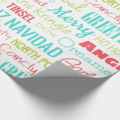 Feestdagen Seizoensschilderij Cadeaupapier (Hoek)