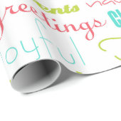 Feestdagen Seizoensschilderij Cadeaupapier (Rol Hoek)