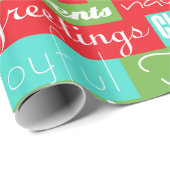 Feestdagen Seizoensschilderij Cadeaupapier (Rol Hoek)