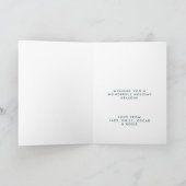 Feestdagen Snow Mountain | Scandinavisch minimalis Kaart (Binnen)