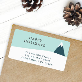 Feestdagen Snow Mountain | Terugkeeradres Scandi Etiket